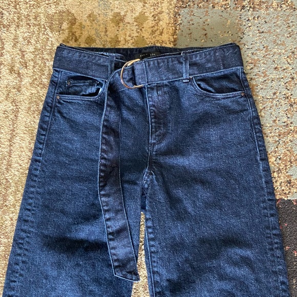 Ann Taylor Cropped Wide Leg Jeans - Picture 3 of 5